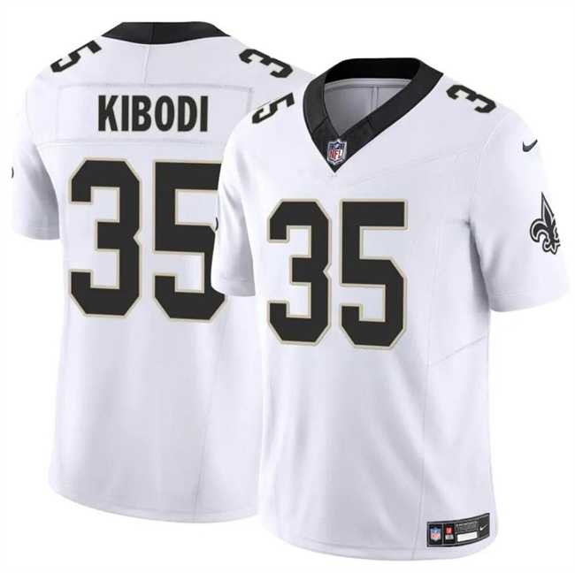 Men & Women & Youth New Orleans Saints #35 Jacob Kibodi White F.U.S.E Vapor Limited Stitched Jersey